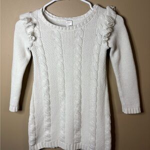 Carter's Cream Cable Knit Dress